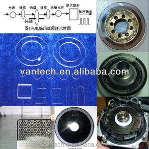 25.4mm 외경 플라스틱 광학 로터리 인코더 디스크 (500 CPR 제작 서비스 제품 포함) - Product Image 5