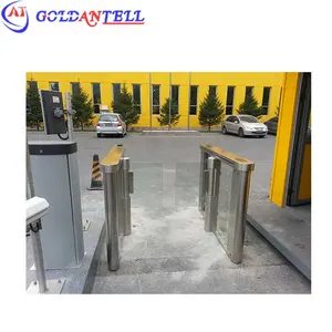 AC 220V RFID Swing Barrier Gate Cerdas Sistem Manajemen