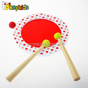 En gros nouvelle mode en bois rouge bébé <span class=keywords><strong>tambour</strong></span> jouet pour enfants <span class=keywords><strong>musical</strong></span> apprentissage W07J035 - Product Image 3