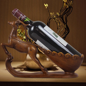 Vente Chaude Support à Vin Mural en <span class=keywords><strong>Métal</strong></span> <span class=keywords><strong>Design</strong></span> Cerf pour <span class=keywords><strong>Bouteille</strong></span> Unique, Rangement de Bouteilles à Domicile avec <span class=keywords><strong>Porte</strong></span>-Verres - Product Image 5