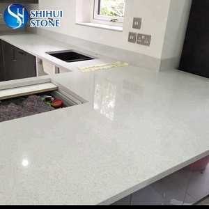 Home Used White Quartz Stone <strong>Kitchen</strong> <strong>Worktop</strong> With <strong>Best</strong> Price - Product Image 3