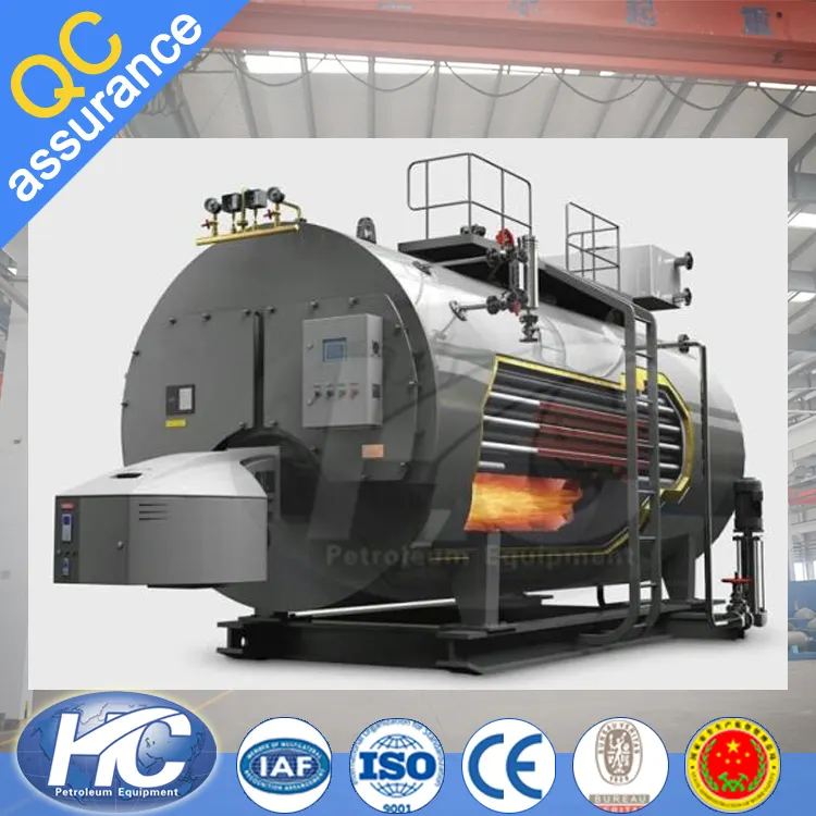 Large capacity oil gas steam boiler / generator boiler / tube boiler used fuel combustion system