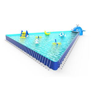 <span class=keywords><strong>Piscine</strong></span> gonflable hors sol pour enfants, grande taille, facile à transporter, avec <span class=keywords><strong>pompe</strong></span>, requin Mad, onduleur, - Product Image 1