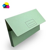 Carpeta de Archivos de Papel de Alta Calidad, Ecológica, con Impresión UV, Logotipo Personalizado, Colores Surtidos, A4/Letter, 230 g/m², para Documentos
