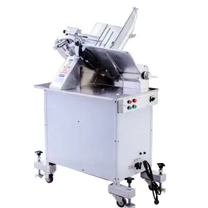 Floor vertical commercial slicer automatic 14 inch frozen meat mutton roll slicer machine