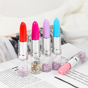 नवीनता लिपस्टिक के आकार का आकार बॉल पेन, तरल कलम के साथ फ्लोटर - Product Image 2