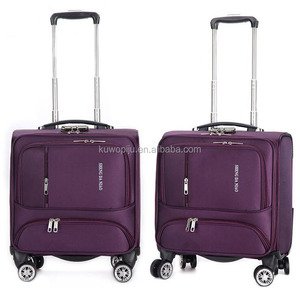 <span class=keywords><strong>Valise</strong></span> de voyage pilote en polyester marron Bagages <span class=keywords><strong>cabine</strong></span> 16 ''Spinner <span class=keywords><strong>4</strong></span> <span class=keywords><strong>roues</strong></span> bon marché - Product Image 3