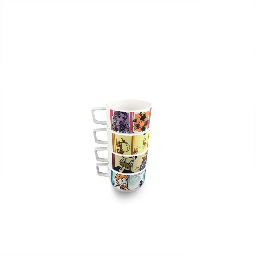 Sveglio creativo di caffè bianco tazza di tè stampa personalizzata con logo