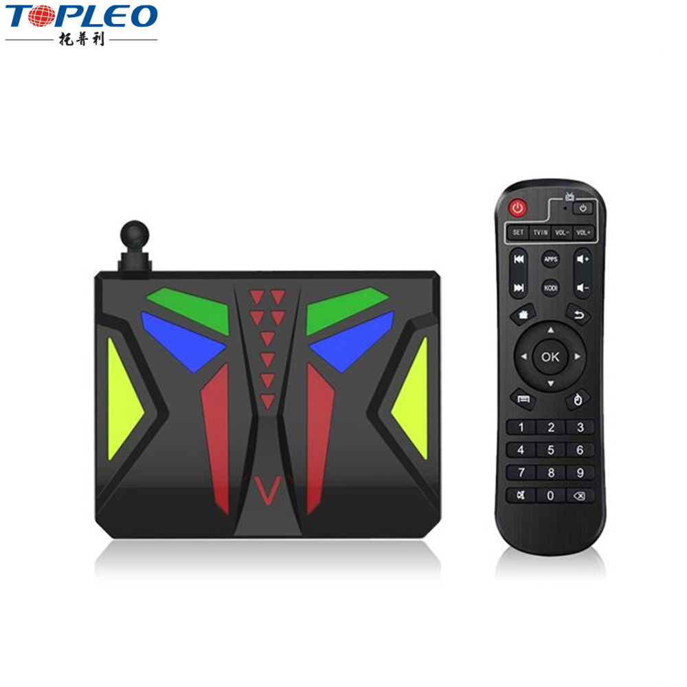 2017 Professionnel S905X kodi android tv box 2 gb ram avec usb 2.0 et set top box télécommande