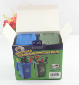 سلة مهملات بلاستيكية صغيرة بعجلات لتنظيم المكتب - Product Image 6