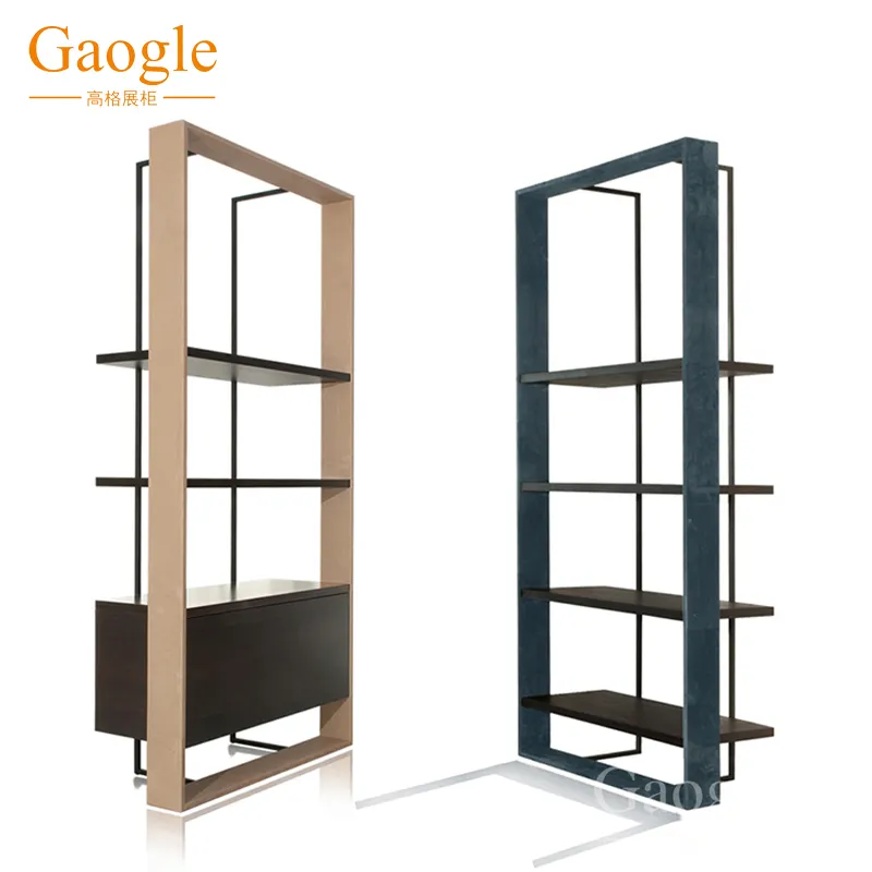 simple shop shelves design clothes display rack cloth shop counter table garment shop interior design for sale