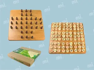 Classic houten Solitaire travel size board games