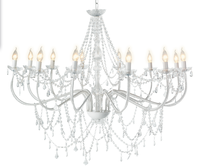 Plafonnier LED suspendu au cristal, design nordique moderne, éclairage d'intérieur, luminaire décoratif de plafond, idéal pour un mariage, des escaliers, un hôtel de luxe, en fer et en verre