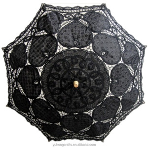 Noir <span class=keywords><strong>dentelle</strong></span> parasol parapluie - Product Image 1