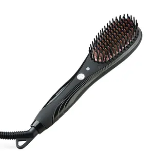 China Suppliers New Hair Machine Massage Heated Hair Brush Hair Straightener Comb