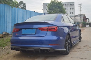 Auto In Fibra di Carbonio Paraurti Posteriore Lip Diffusore per <span class=keywords><strong>Audi</strong></span> <span class=keywords><strong>A3</strong></span> S3 2015 <span class=keywords><strong>2016</strong></span> - Product Image 2
