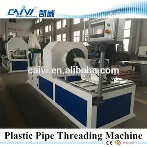 Plastik PVC PE Pipa Threading Mesin/Produksi Pipa Threader