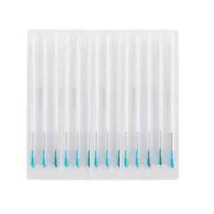 Chinese Needles FarmaSino Chinese Therapy Disposable Sterile Press Acupuncture Needles With Guide Tubes