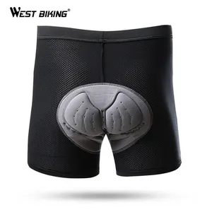 WEST RADFAHREN Gel männer Bike Shorts Atmungs 3D Padded Reiten Sport Unter Briefs Sommer Berg Radfahren Shorts