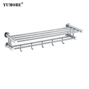 Bathroom standing portable stainless steel expandable folding towel rack