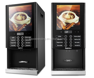 Machine à café commerciale italienne, 7 sortes <span class=keywords><strong>différents</strong></span>, 1 boisson chaude et froide - Product Image 3