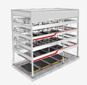 Smart parkeer systeem, Multilayer lift-sliding mechanische parkeersysteem