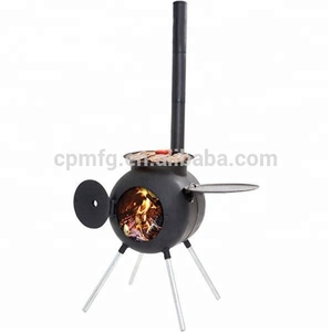 Stufa a Legna <span class=keywords><strong>in</strong></span> <span class=keywords><strong>Ghisa</strong></span> dal Design Moderno, Robusta e Durevole, per Campeggio e Barbecue all'Aperto, Pronta per la Spedizione - Product Image 3