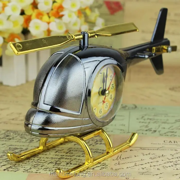 Часы в форме вертолета настольные часы