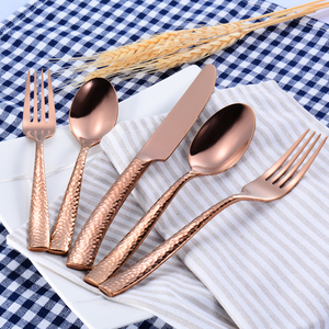 Lfgb Luxe Rvs Bestek Set/Bestek Sets Met 24K Vergulde In Kleur Doos