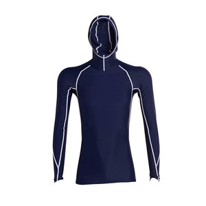 Niza de calidad logotipo personalizado uv protección <span class=keywords><strong>solar</strong></span> <span class=keywords><strong>ropa</strong></span> lycra manga larga para hombre protector de erupción - Product Image 1