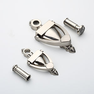 Defender la <span class=keywords><strong>seguridad</strong></span> <span class=keywords><strong>de</strong></span> aleación <span class=keywords><strong>de</strong></span> Zinc <span class=keywords><strong>de</strong></span> Deluxe aldaba <span class=keywords><strong>de</strong></span> puerta satinado cepillado níquel - Product Image 4