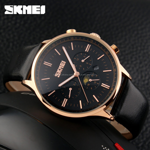 Movimiento japonés relojes mejores relojes de lujo de oro negro reloj de acero inoxidable <span class=keywords><strong>volver</strong></span> 3atm impermeable jam tangan - Product Image 6