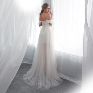 <span class=keywords><strong>Vestidos</strong></span> de novia africanos de talla grande, <span class=keywords><strong>baratos</strong></span>, blancos, de encaje, L22664, <span class=keywords><strong>2021</strong></span> - Product Image 5