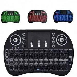 Hot Selling I8 Backlight Keyboard Backlit Air Mouse 2.4G Wifi Mini Wireless Keyboard