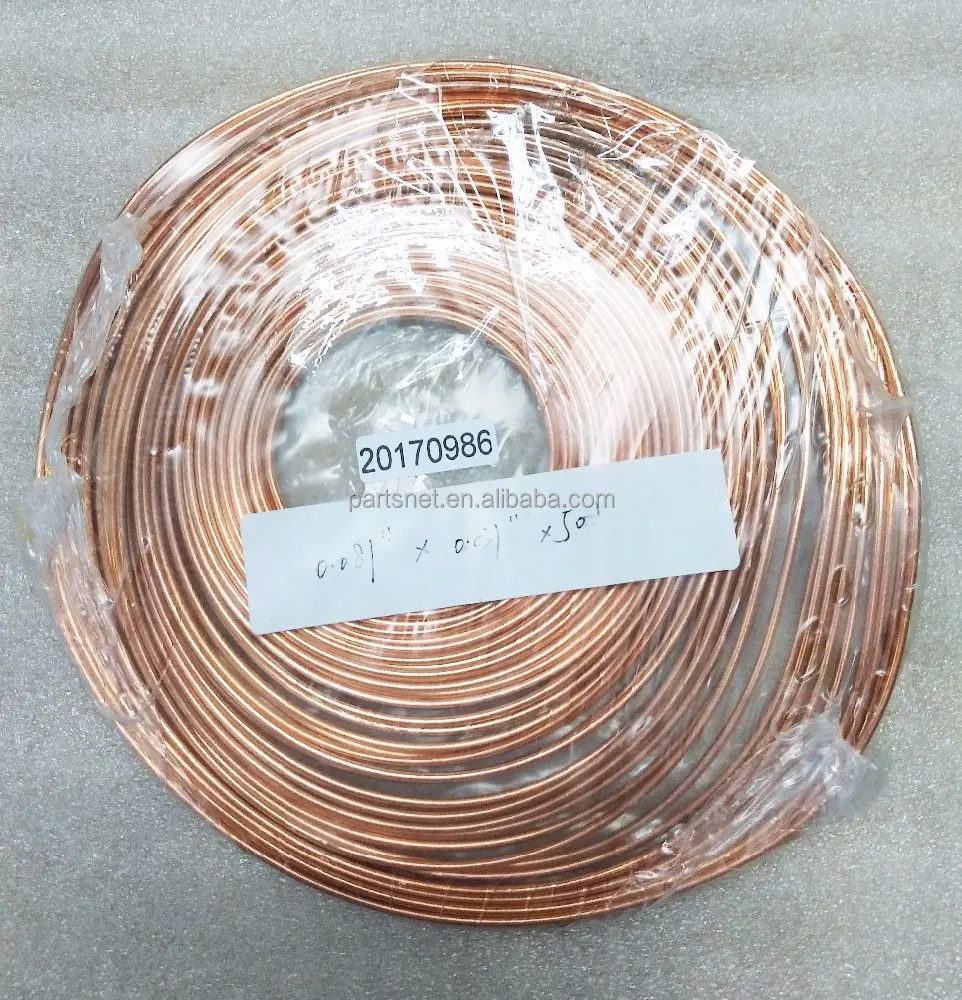 Peças de reposição do refrigerador da bobina de cobre do tubo capilar de cobre do partsnet