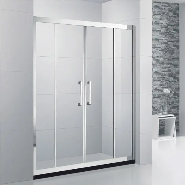シャワースクリーンD53B浴室ドアステンレス鋼フレーム