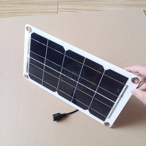 พอร์ตชาร์จ USB พลังงานแสงอาทิตย์ 7w แผงโซลาร์เซลล์ <span class=keywords><strong>5v</strong></span> สำหรับชาร์จโทรศัพท์มือถือ - Product Image 4