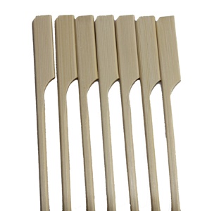 9Cm In Màu Tự Nhiên <span class=keywords><strong>Logo</strong></span> Tre Teppo Xiên Burger Que Phẳng - Product Image 5