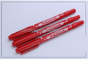 Ensemble professionnel de 10 pièces de stylo marqueur de peau imperméable en noir bleu rouge pour accessoires de maquillage permanent des sourcils