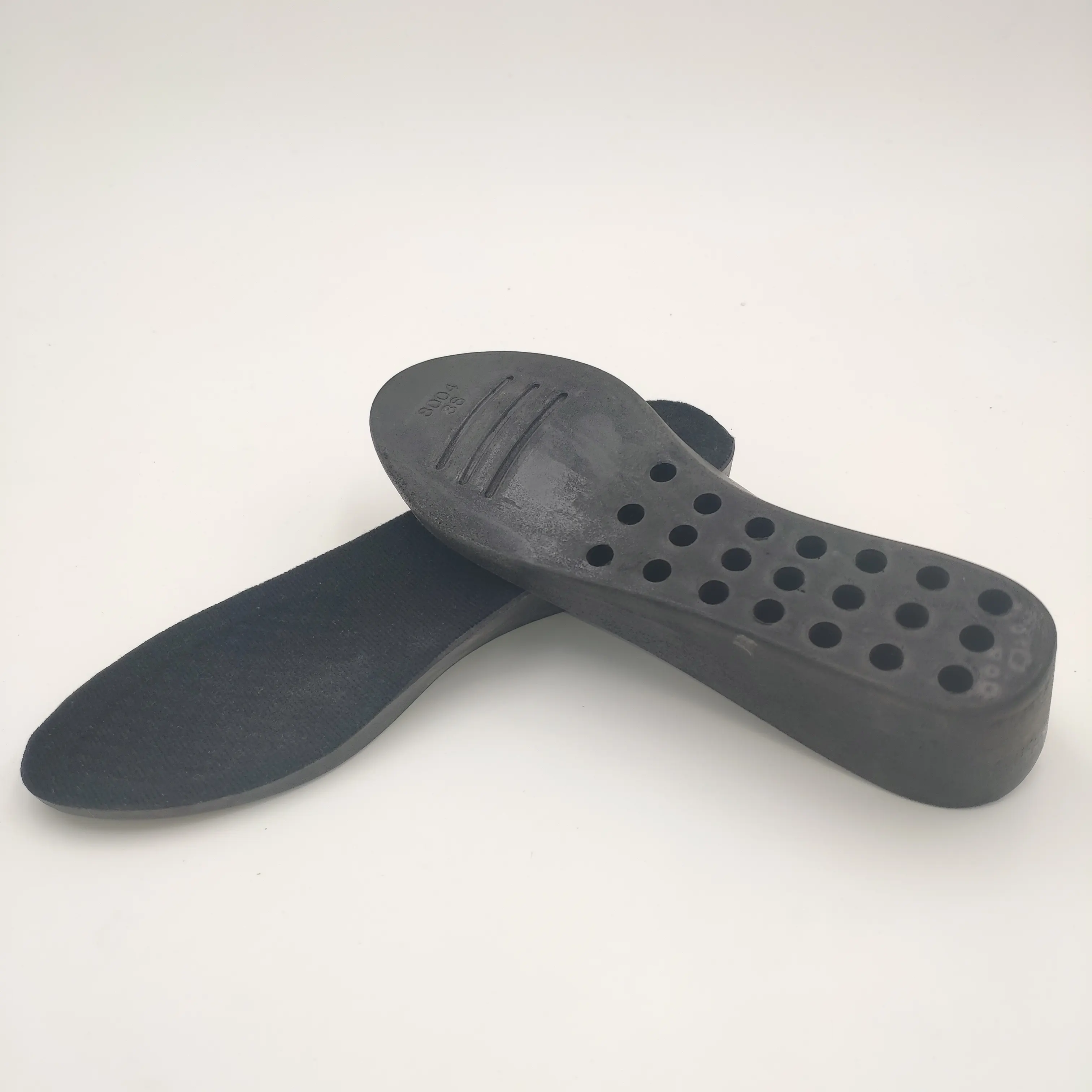 Manifattura segreto invisibile altezza crescente scarpa mezza soletta cuscino d'aria solette tacco Unisex PU personalizzato TB di OEM CN;FUJ