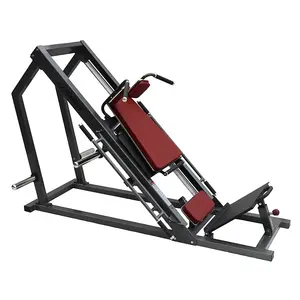 LJ Fitness Commercial Gym Fitness Machine Squat Leg Press Weight Plate Loaded Equipment Leg press&hack squat