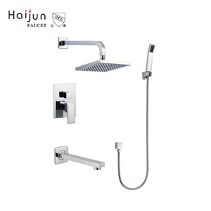 12 Zoll Regen dusch <span class=keywords><strong>system</strong></span> Verdeckter Dusch mischer Chrom Badezimmer Niederschlag Bad & Dusche Wasserhahn Set - Product Image 6