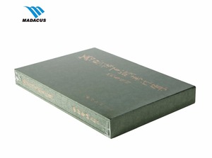 Cao cấp bìa cứng trượt trường hợp ràng buộc in ấn cuốn sách tùy chỉnh in offset dập nóng nghệ thuật giấy Danh mục in ấn khâu - Product Image 2