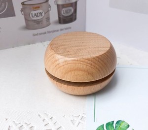 Yo-Yo de Madera de Color Natural para Regalos de <span class=keywords><strong>Año</strong></span> <span class=keywords><strong>Nuevo</strong></span> y Navidad - Product Image 1
