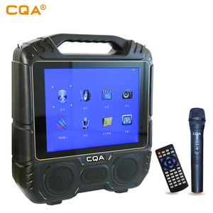 Sistema de Música CQA DJ, <span class=keywords><strong>Altavoz</strong></span> <span class=keywords><strong>Karaoke</strong></span>, <span class=keywords><strong>Altavoz</strong></span> Portátil para Fiestas de 4 Pulgadas con Pantalla LED y Soporte de Tipo Trípode - Product Image 2