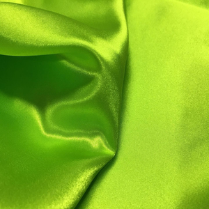 Geri dönüşümlü pet polyester kalın saten tavan perdelik yeşil saten kumaş yard tarafından saten japon kumaş elbise