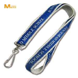 Double layers <b>lanyard</b> with custom logo mark manufacturer - Product Image 2