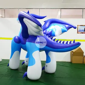 Custom Animal PVC0.4mm Can Ride Up The Inflatable Flying Dragon Toy