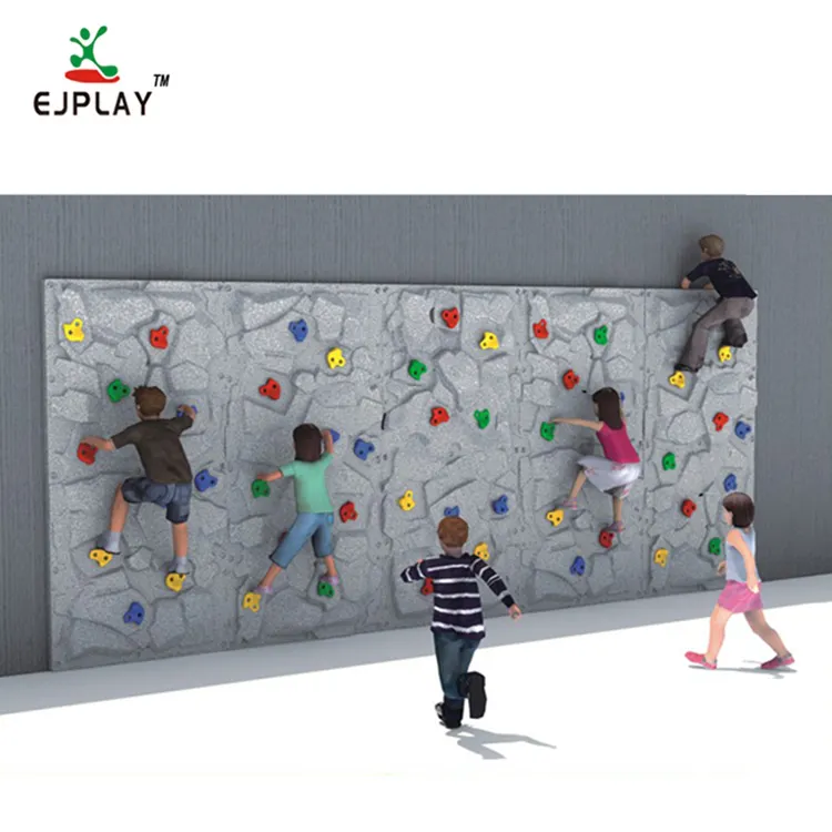 Neues Design Outdoor und Indoor Kinder Kunststoff Kletterwand mit gutem Preis