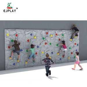Новый дизайн Наружная и внутренняя детская пластиковая стена для скалолазания по хорошей цене